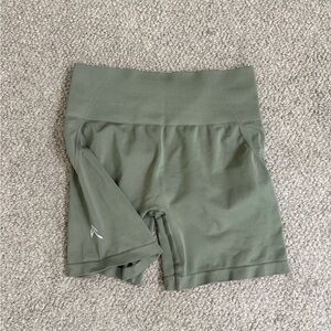 Oner Active Olive Green High-Rise Bike Shorts